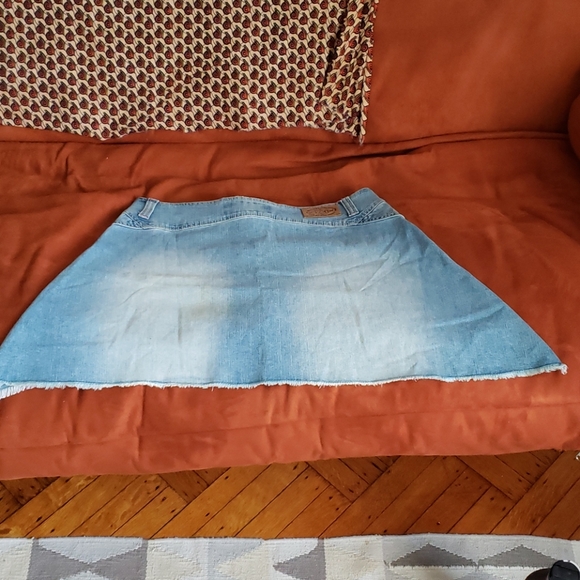 High low denim mini - Picture 2 of 6